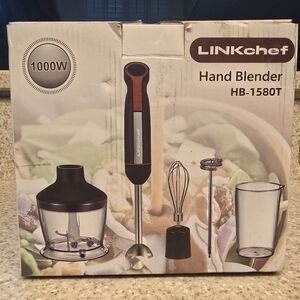 LINKChef Immersion Blender, 20-Speed 1000W 5-in-1 Immersion Hand Blender- NEW